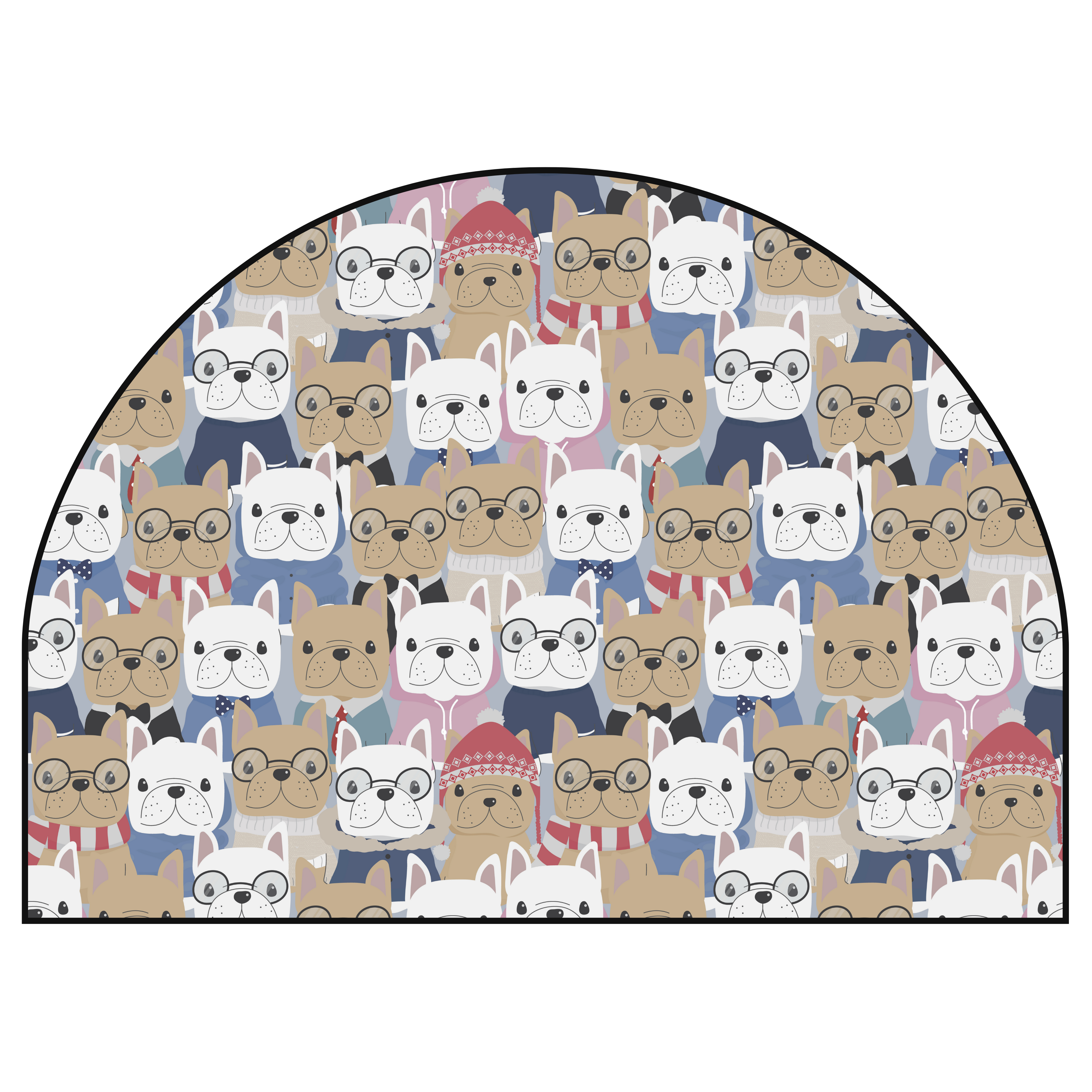 Vedo textil falmatrica Bulldogok